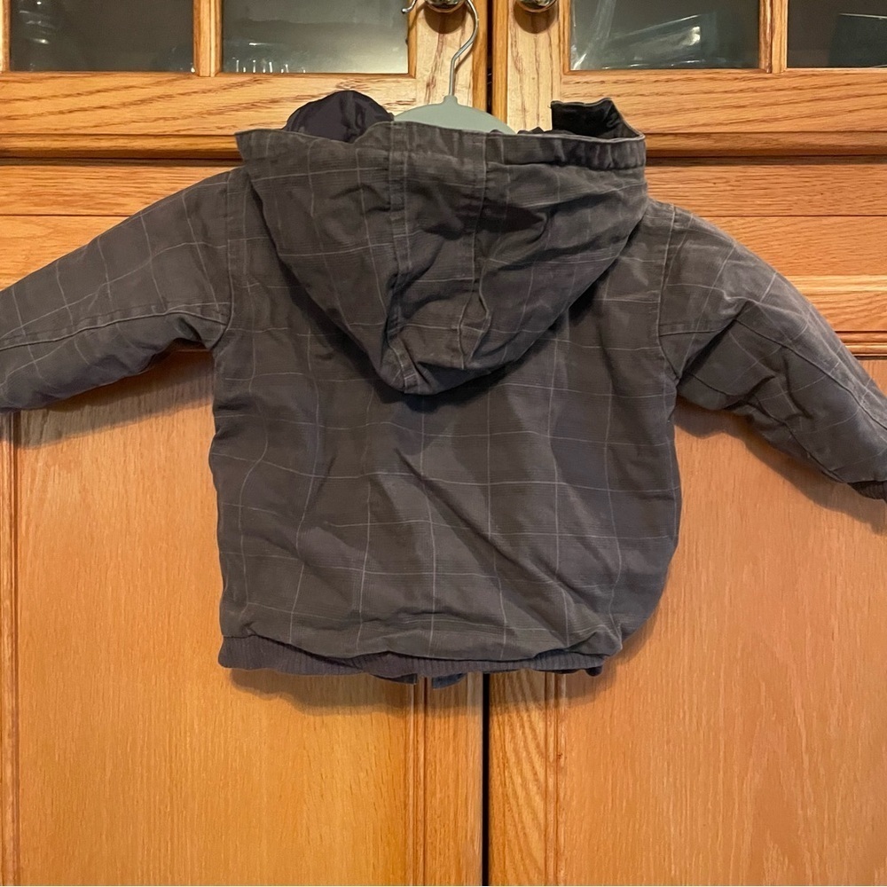Kenneth Cole reaction Kids gray Jacket/coat size 24 months with hood - Picture 2 of 9